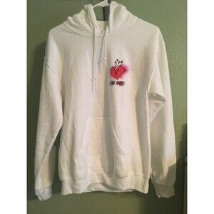 New Zumier Proper Gnar  Women's Size S White Pullover Hoodie Colorful Logo